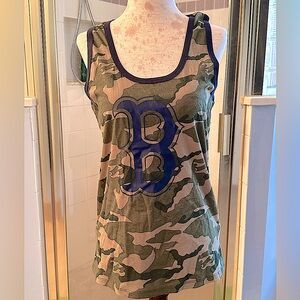 S - Camo Boston Red Sox Tank